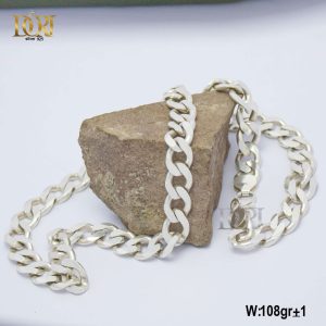 زنجیر مردانه نقره 3