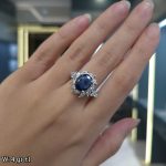 انگشتر نقره یاقوت کبود 11254017 - تصویر 2
