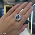 انگشتر نقره یاقوت کبود 11257023 - تصویر 2