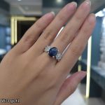انگشتر نقره یاقوت کبود 11253000 - تصویر 2