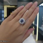 انگشتر نقره یاقوت کبود 11254085 - تصویر 2