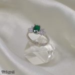 انگشتر نقره زمرد 11242078