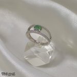 انگشتر نقره زمرد 11283038