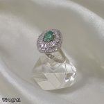 انگشتر نقره زمرد 11244026