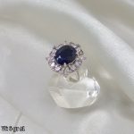 انگشتر نقره یاقوت کبود 11256033