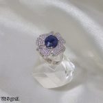 انگشتر نقره یاقوت کبود 11255055