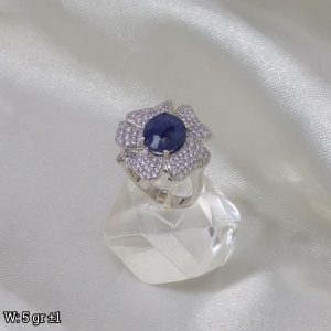 انگشتر نقره یاقوت کبود 11255055