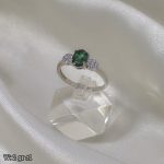 انگشتر نقره زمرد 11242059
