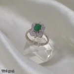 انگشتر نقره زمرد 11243027