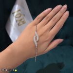 دستبند  زنجیری نقره 15114039 - تصویر 2