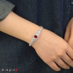دستبند نقره النگویی 151014027 - تصویر 2