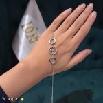 دستبند زنجیری نقره 15114026 - تصویر 2