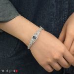 دستبند نقره النگویی 151014027 - تصویر 3