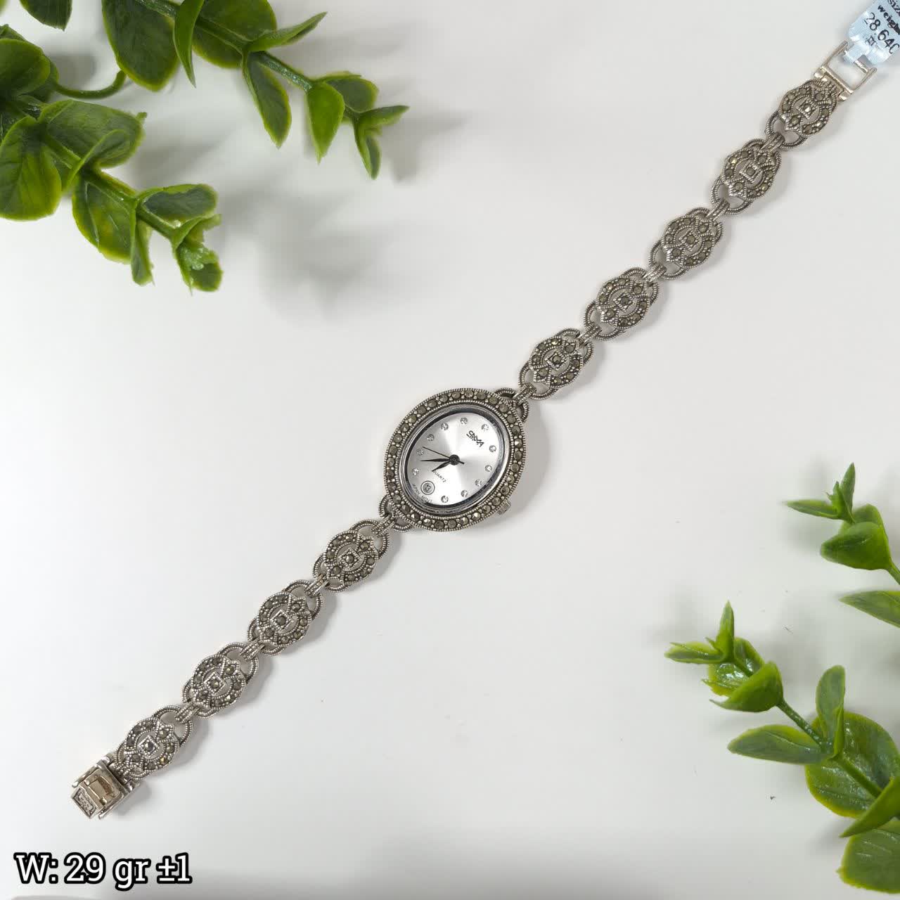 ساعت نقره گوشواره 131629067 - تصویر 1