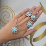 نیمست نقره فیروزه 201322010 - تصویر 2