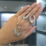نیم ست نقره تراش 20156075
