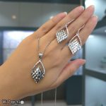 نیم ست نقره تراش 20157029
