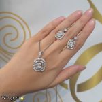 نیم ست نقره امرالدکات 20137011 - تصویر 2