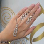نیم ست نقره کارتیر 20137085 - تصویر 2