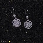 گوشواره نقره طرح گل  19134046 - تصویر 2