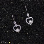 گوشواره  نقره طرح قلب 19133073 - تصویر 2