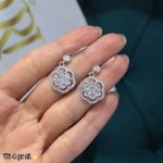 گوشواره نقره طرح گل  19134046